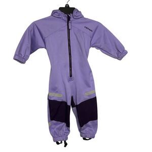 Stormberg Kids Waterproof Ski Suit Purple Snowsuit Size 1 US Approx 12M